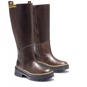 TIMBERLAND MALYNN TALL BOOT FOR WOMEN IN DARK BROWN Size 10